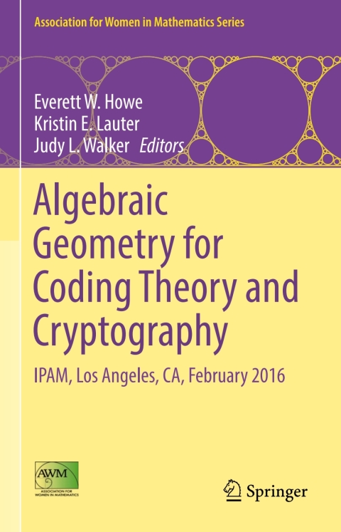 Cover image for book Algebraic Geometry for Coding Theory and Cryptography