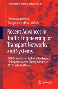 Cover image: Recent Advances in Traffic Engineering for Transport Networks and Systems 9783319640839