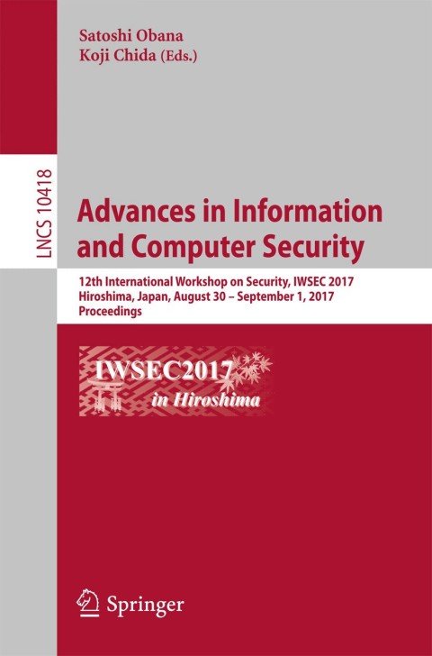 Cover image for book Advances in Information and Computer Security