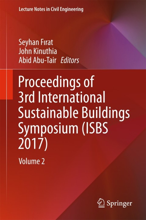 Cover image for book Proceedings of 3rd International Sustainable Buildings Symposium (ISBS 2017)