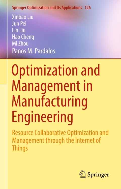 Optimization and Management in Manufacturing Engineering 