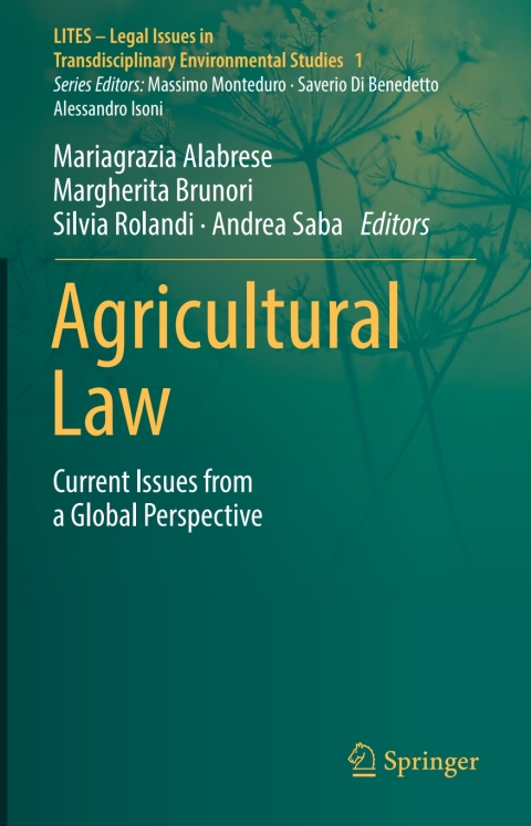 Cover image for book Agricultural Law