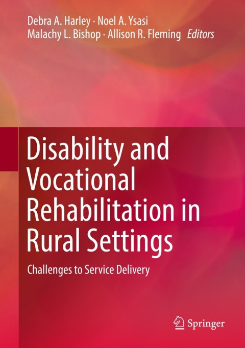 Cover image for book Disability and Vocational Rehabilitation in Rural Settings