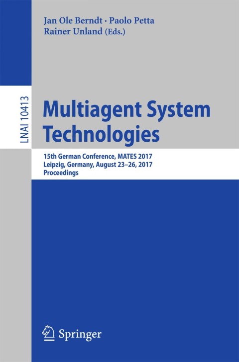 Cover image for book Multiagent System Technologies