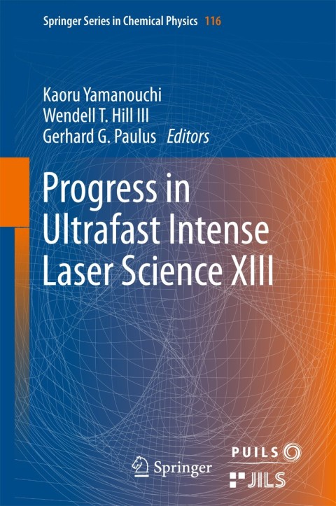 Cover image for book Progress in Ultrafast Intense Laser Science XIII