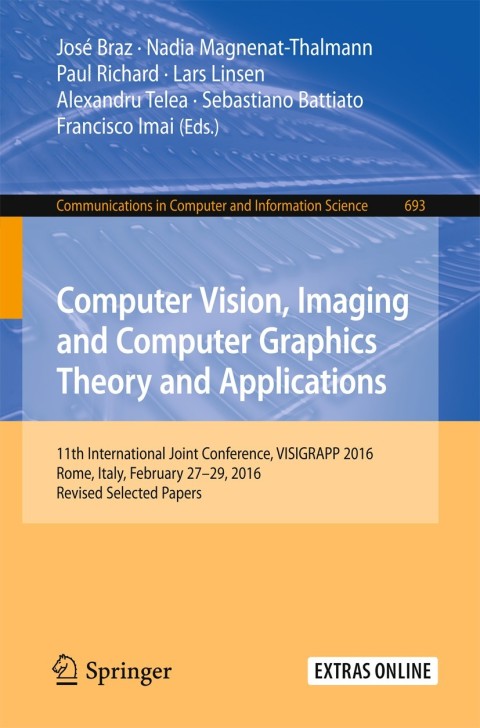 Cover image for book Computer Vision, Imaging and Computer Graphics Theory and Applications