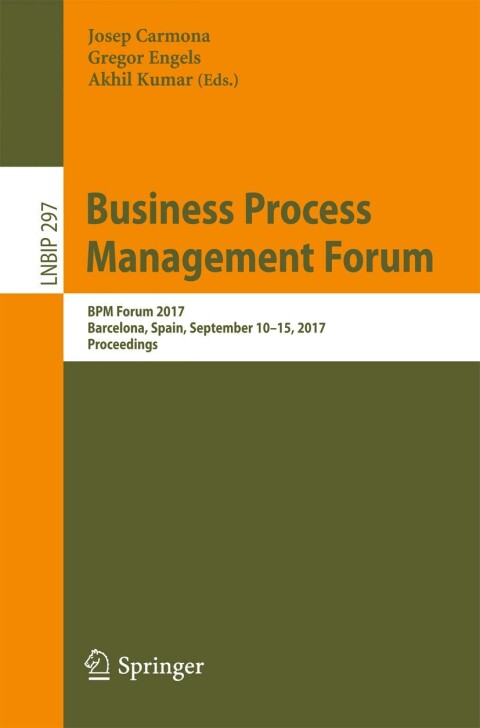 Cover image for book Business Process Management Forum