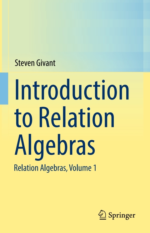Cover image for book Introduction to Relation Algebras
