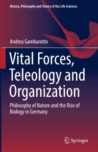 Cover image: Vital Forces, Teleology and Organization 9783319654140