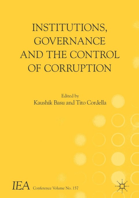 Cover image for book Institutions, Governance and the Control of Corruption