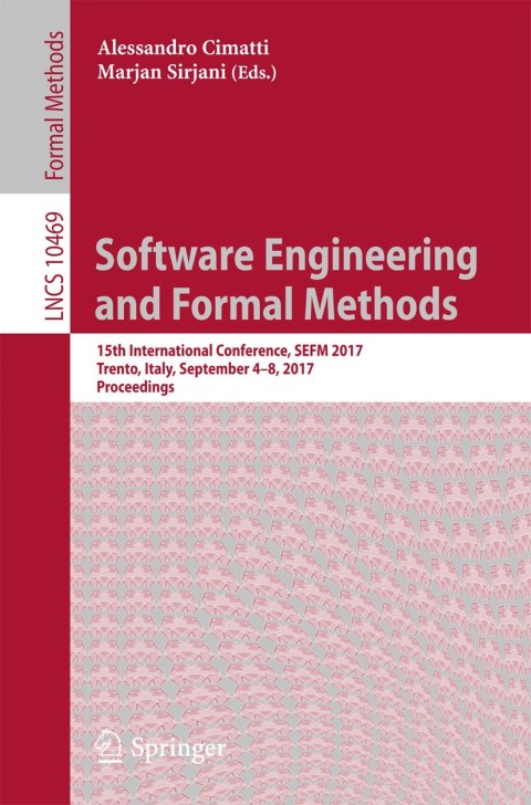 Cover image for book Software Engineering and Formal Methods