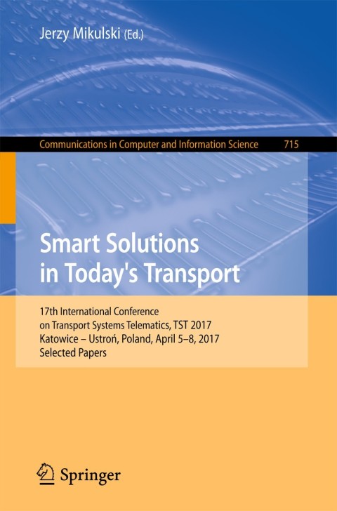 Cover image for book Smart Solutions in Today’s Transport