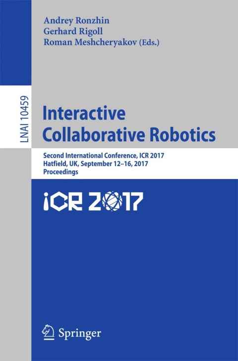 Cover image for book Interactive Collaborative Robotics