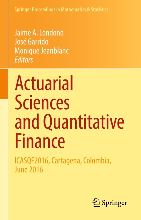 Cover image for book Actuarial Sciences and Quantitative Finance