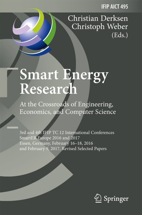 Cover image for book Smart Energy Research. At the Crossroads of Engineering, Economics, and Computer Science