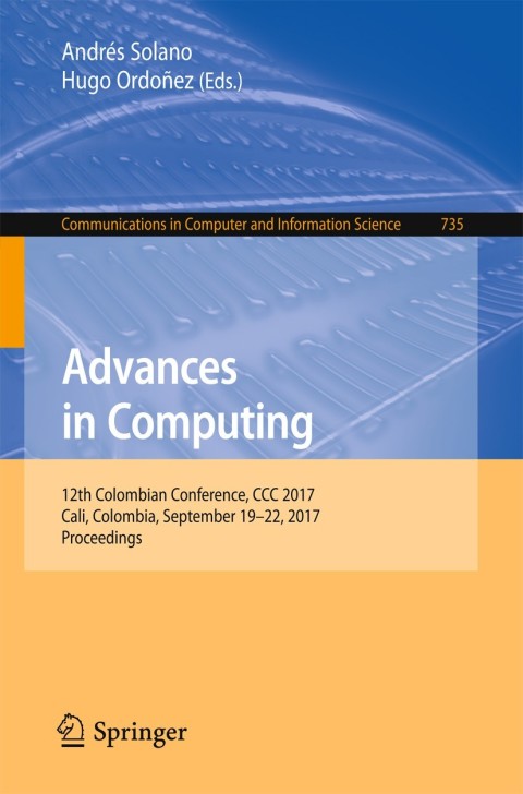 Cover image for book Advances in Computing