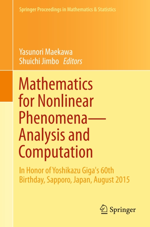 Cover image for book Mathematics for Nonlinear Phenomena — Analysis and Computation
