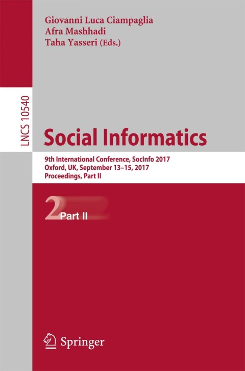 Cover image for book Social Informatics