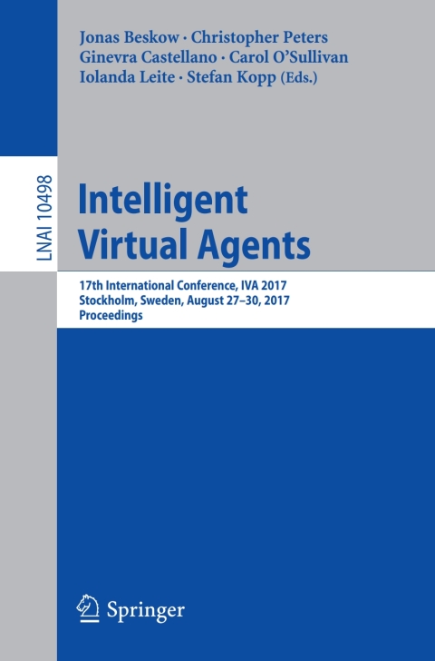 Cover image for book Intelligent Virtual Agents