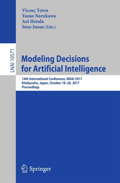 Cover image for book Modeling Decisions for Artificial Intelligence