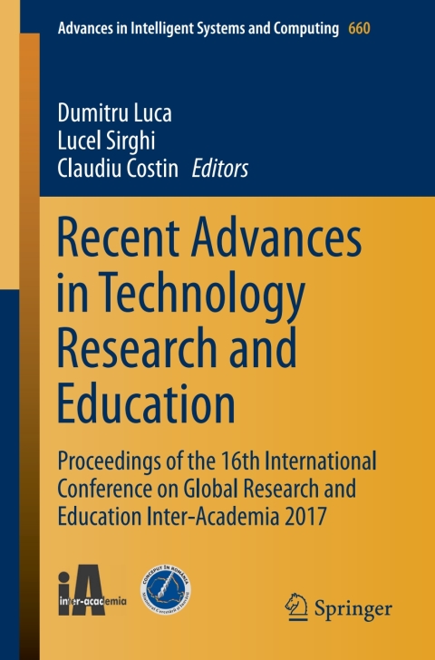 Cover image for book Recent Advances in Technology Research and Education