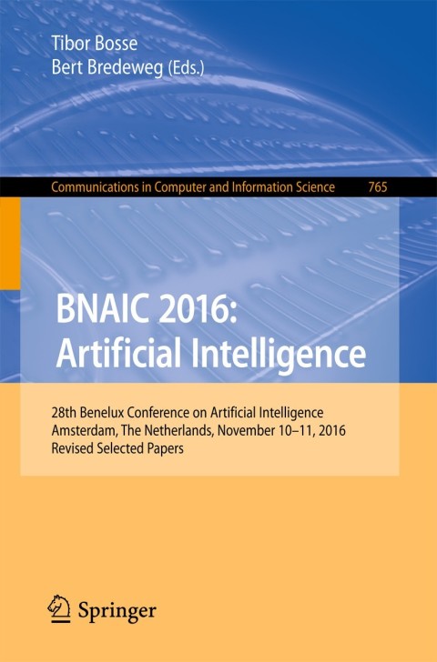 Cover image for book BNAIC 2016: Artificial Intelligence