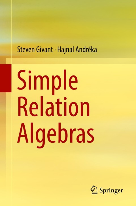 Cover image for book Simple Relation Algebras