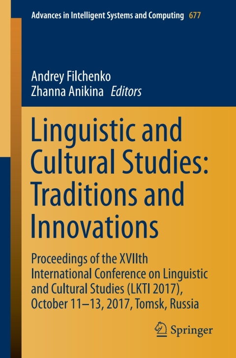 Cover image for book Linguistic and Cultural Studies: Traditions and Innovations
