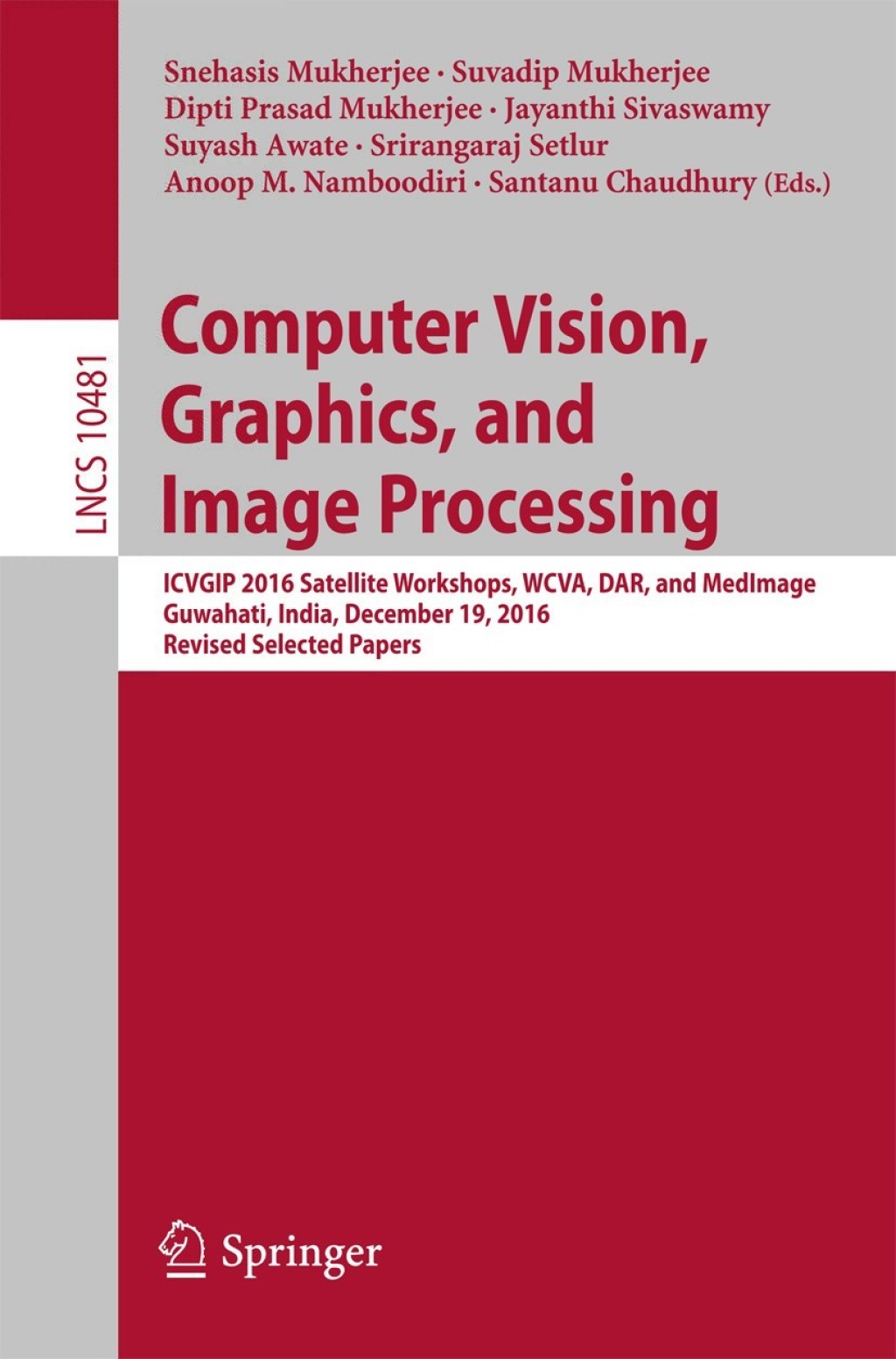 Computer Vision  Graphics  and Image Processing (eBook)