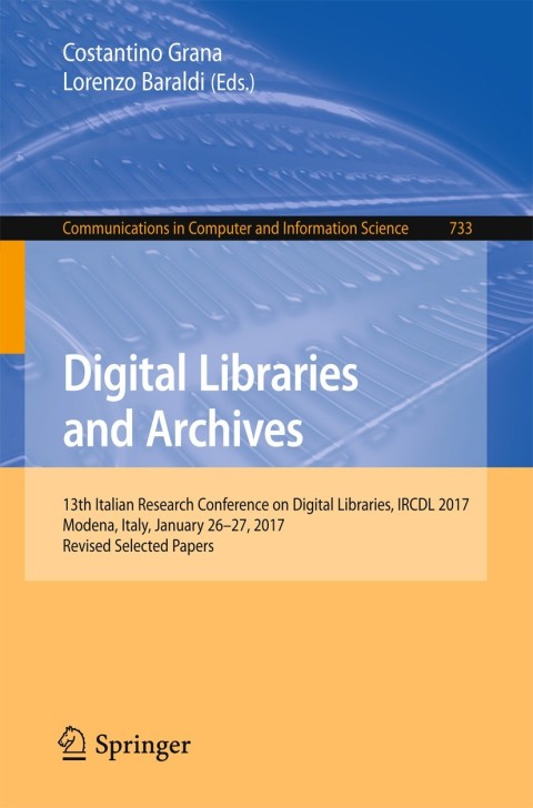 Cover image for book Digital Libraries and Archives