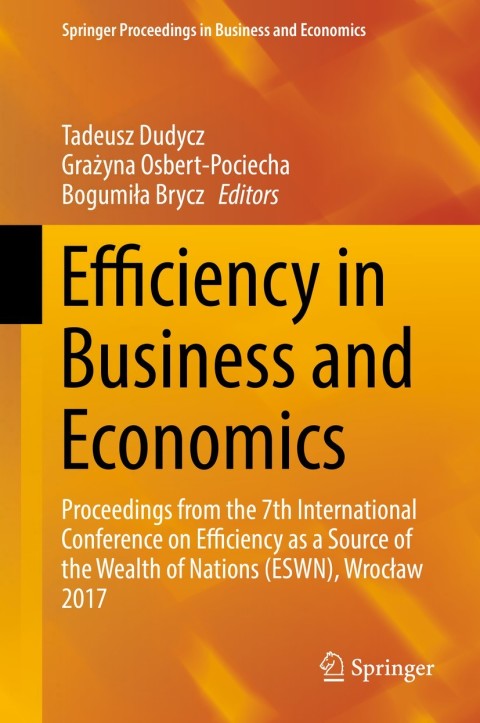 Cover image for book Efficiency in Business and Economics