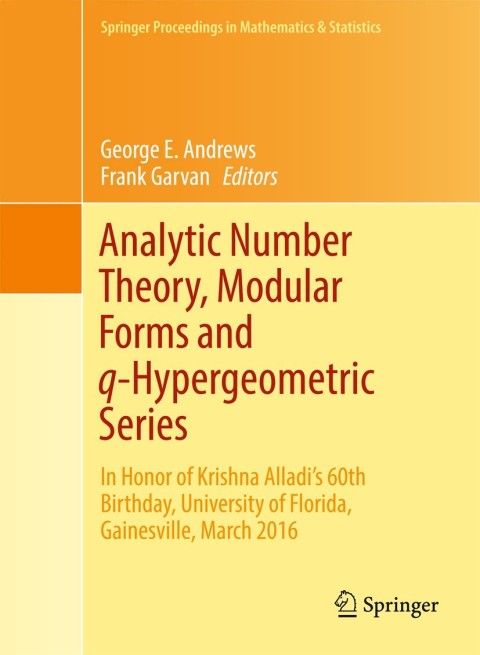 Cover image for book Analytic Number Theory, Modular Forms and q-Hypergeometric Series
