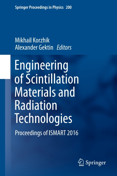 Cover image for book Engineering of Scintillation Materials and Radiation Technologies