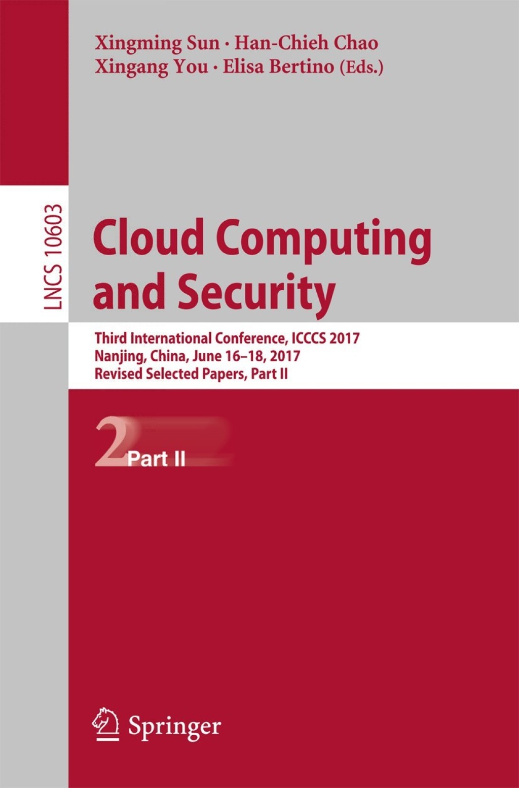 Cloud Computing and Security (eBook)