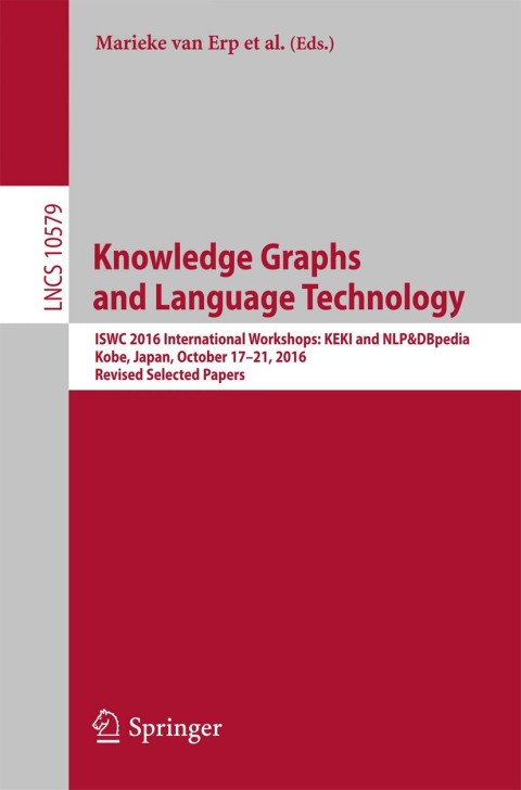 Cover image for book Knowledge Graphs and Language Technology