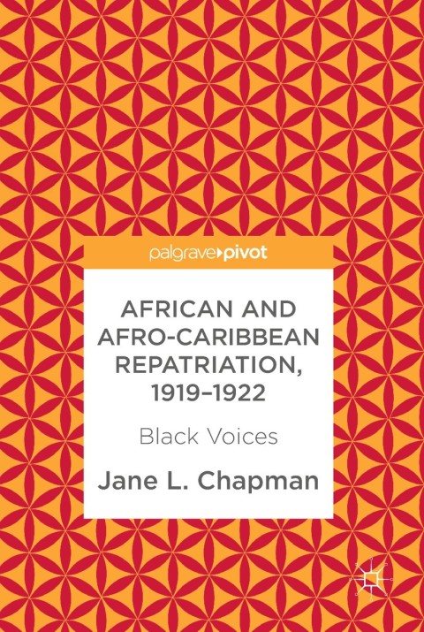 Cover image for book African and Afro-Caribbean Repatriation, 1919–1922