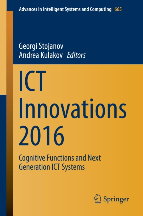 Cover image for book ICT Innovations 2016