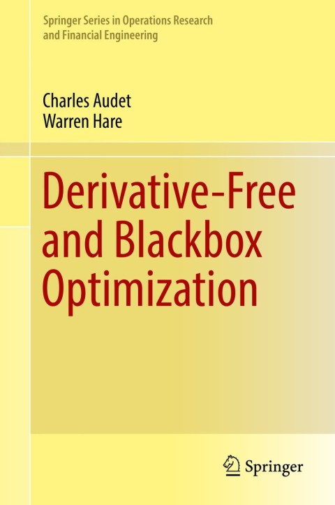 Cover image for book Derivative-Free and Blackbox Optimization