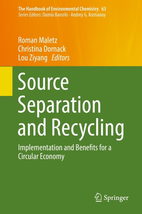 Cover image for book Source Separation and Recycling
