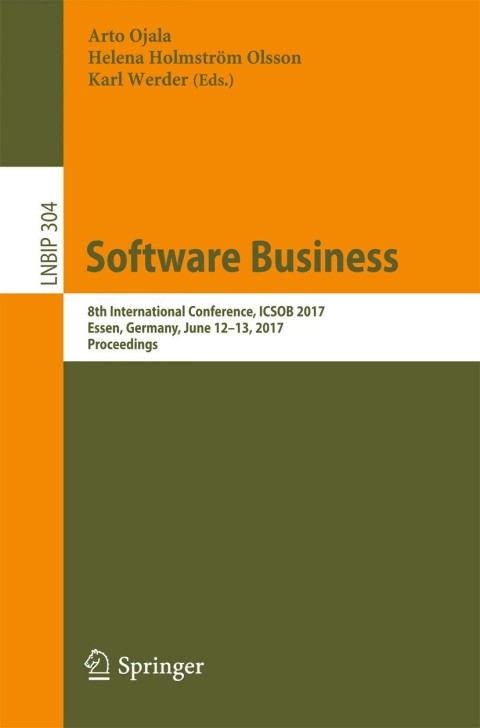 Cover image for book Software Business