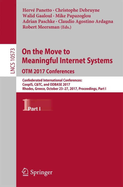 Cover image for book On the Move to Meaningful Internet Systems. OTM 2017 Conferences