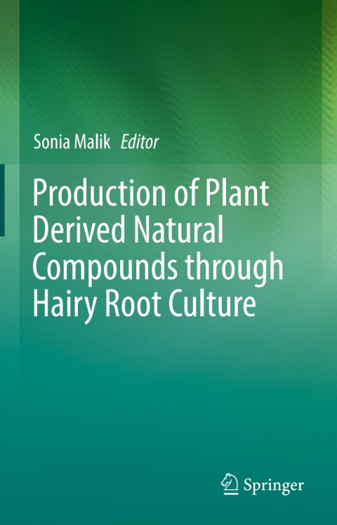 Cover image for book Production of Plant Derived Natural Compounds through Hairy Root Culture
