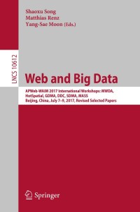 Cover image: Web and Big Data 9783319697802