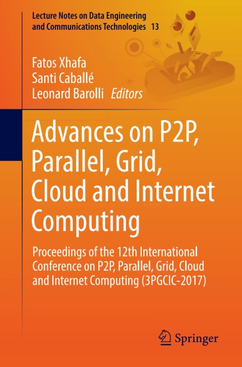 Cover image for book Advances on P2P, Parallel, Grid, Cloud and Internet Computing
