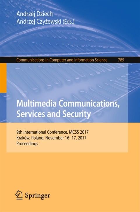 Cover image for book Multimedia Communications, Services and Security