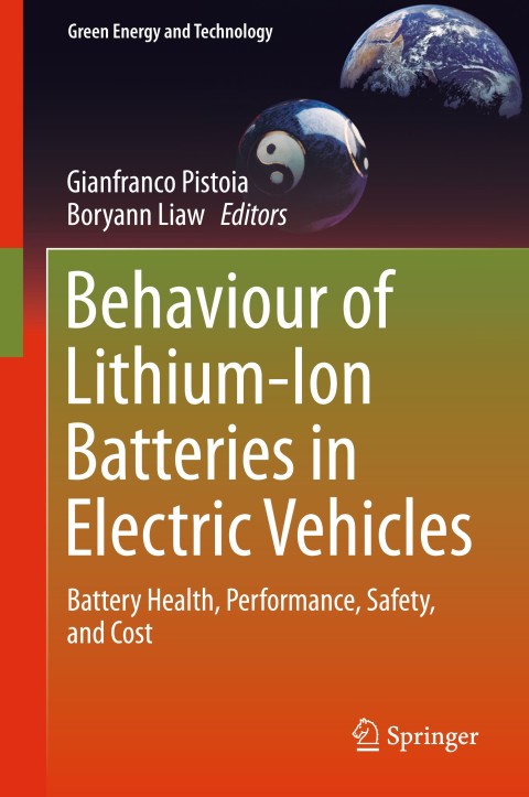 Cover image for book Behaviour of Lithium-Ion Batteries in Electric Vehicles