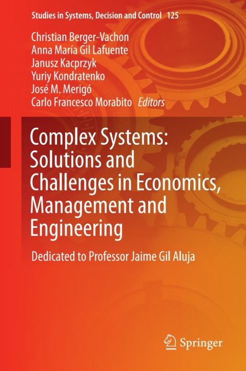 Cover image for book Complex Systems: Solutions and Challenges in Economics, Management and Engineering