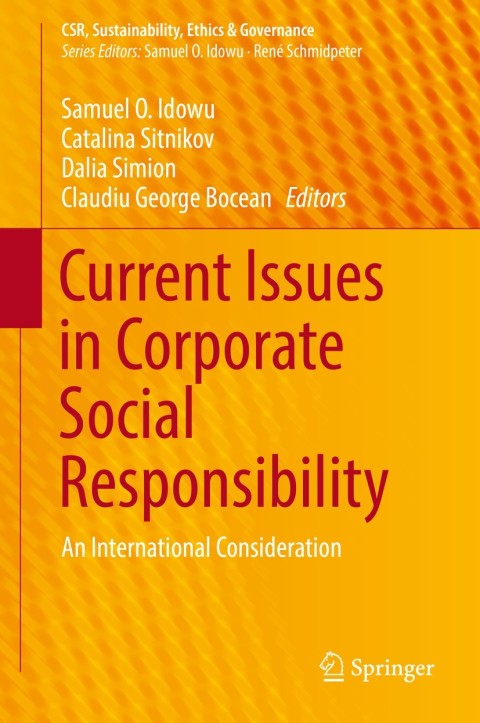 Cover image for book Current Issues in Corporate Social Responsibility
