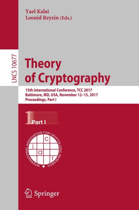 Cover image for book Theory of Cryptography