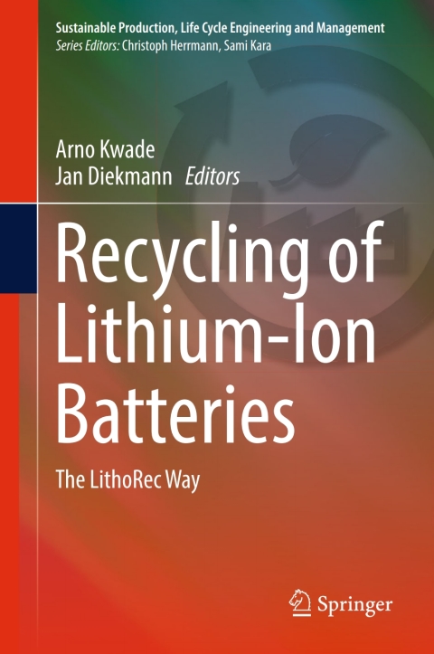 Cover image for book Recycling of Lithium-Ion Batteries